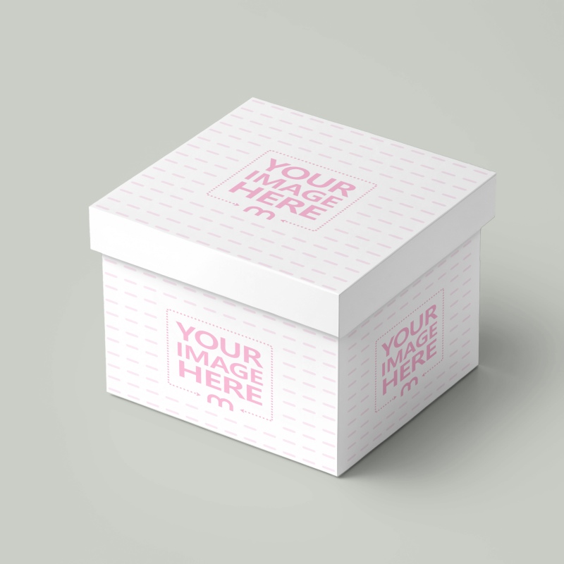 mailer delivery box free psd mockup