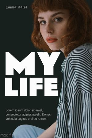 Biography Book Cover Template