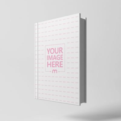Book Cover Mockup on a Floating Background
