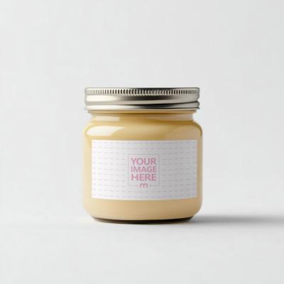 Butter Jar Mockup for Organic Food Packaging Design