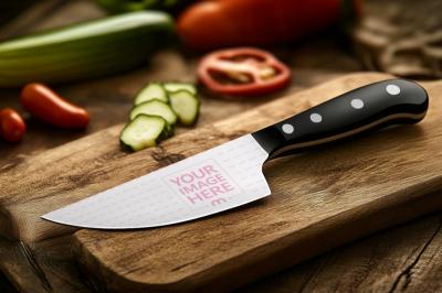 Chef’s Knife Mockup for Culinary Branding