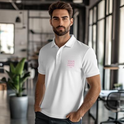 Classic Polo Shirt Mockup for Professional Attire