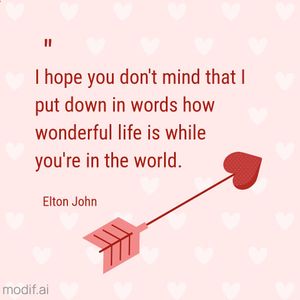 Quote Template With Cute Background