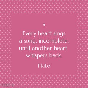 Template Quotes About Love On Pink Background