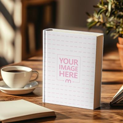 Thick Hardcover Book Mockup for Educational and Academic Publishing
