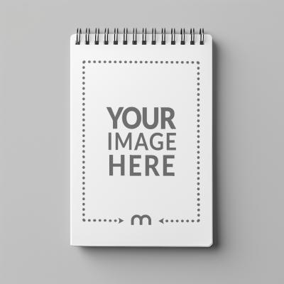 Top View of Notebook Mockup Generator