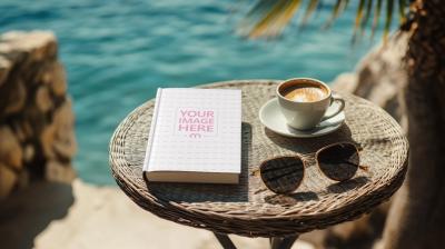 Travel Guidebook Cover Mockup for Tourism and Adventure Branding