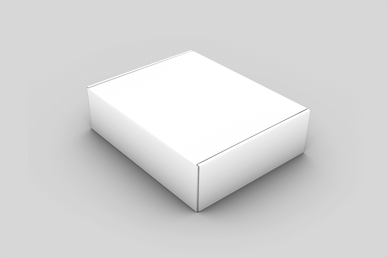 mailer box free psd mockup
